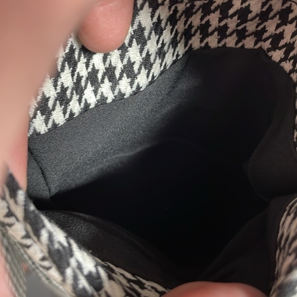 Gianni Bini Jacket Women's 10 Black White Houndstooth Collared Blazer Career - Picture 10 of 17